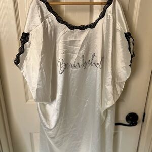 Victoria's Secret White and Black Bombshell Robe